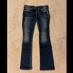 Silver bootcut jeans